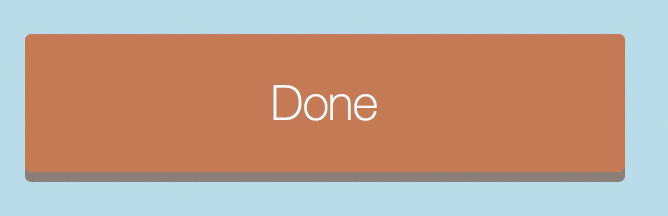 Done button animated