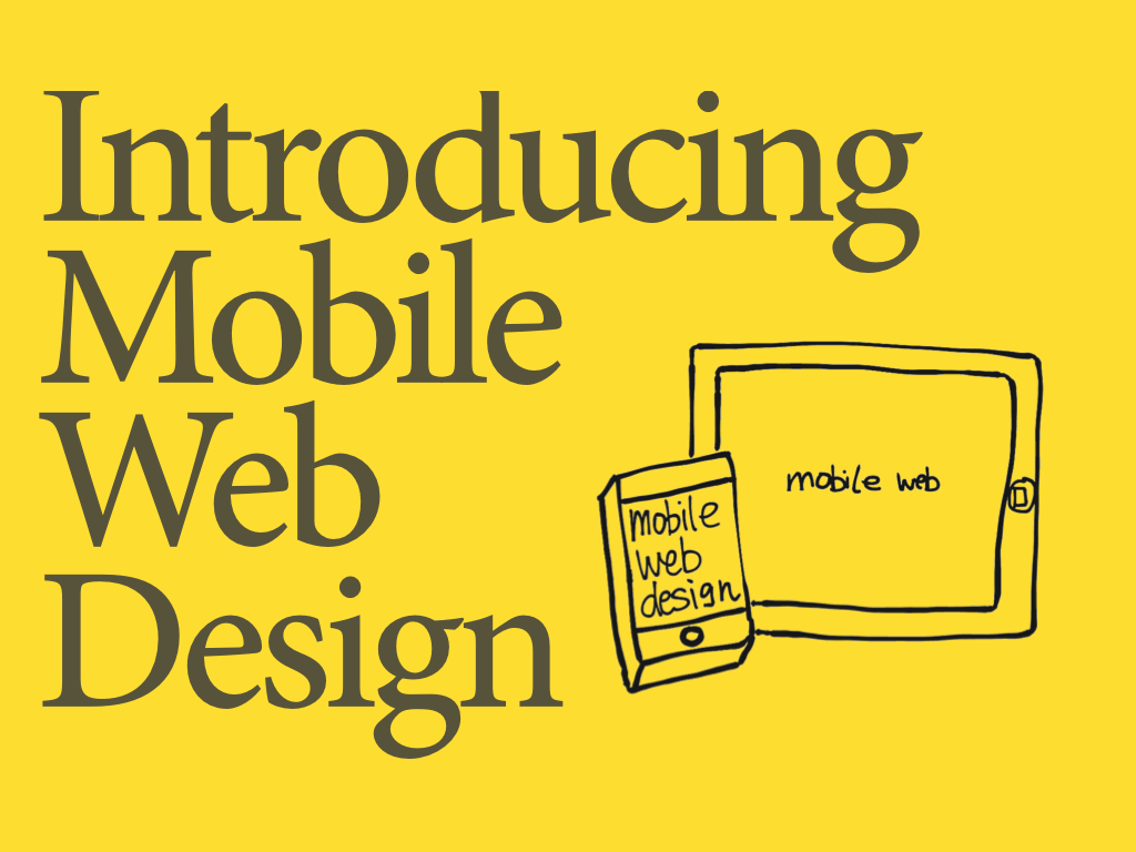 Mobile web design cover